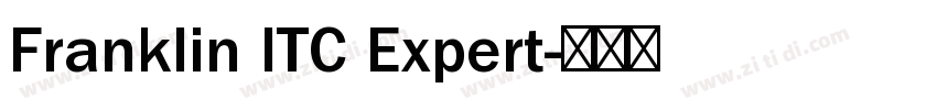 Franklin ITC Expert字体转换 Franklin ITC Expert字体转换